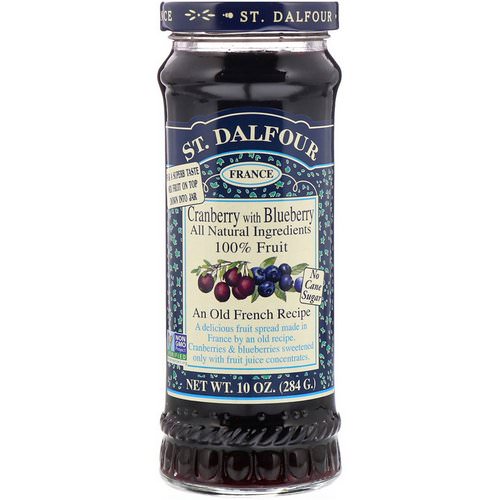 St. Dalfour, Cranberry with Blueberry Fruit Spread, 10 oz (284 g) Review