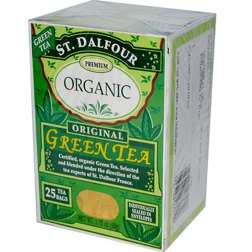 St. Dalfour, Organic, Original Green Tea, 25 Tea Bags, 1.75 oz (50 g) Review
