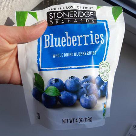 Stoneridge Orchards Blueberries Fruit Vegetable Snacks - Vegetabiliska Mellanmål, Blåbär, Superfood