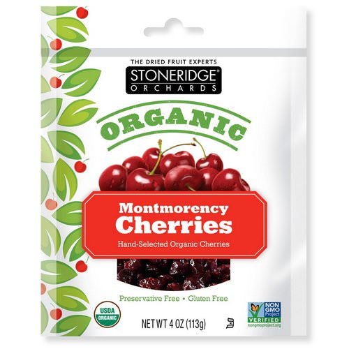 Stoneridge Orchards, Organic Montmorency Cherries, 4 oz (113 g) Review
