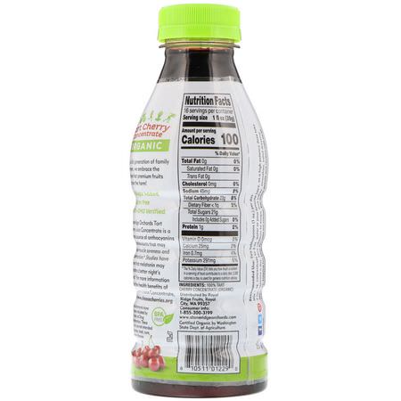 Svart, Körsbärsfruktsyrta, Antioxidanter, Kosttillskott: Stoneridge Orchards, Organic, Tart Cherry Concentrate, 16 fl oz (473 ml)