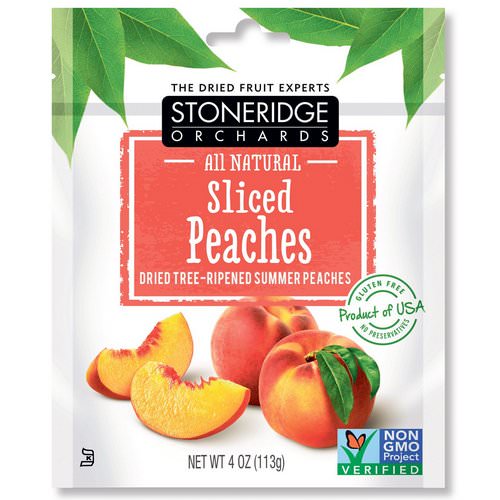 Stoneridge Orchards, Sliced Peaches, Dried Tree-Ripened Summer Peaches, 4 oz (113 g) Review