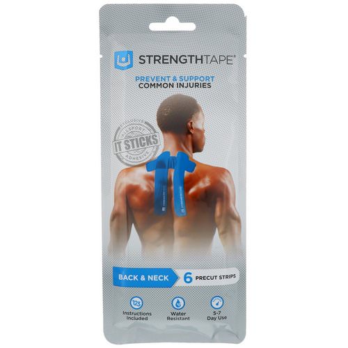 Strengthtape, Kinesiology Tape, Back & Neck, 6 Precut Strips Review