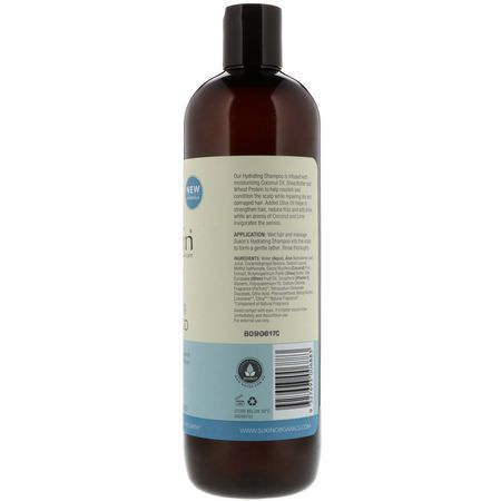 Schampo, Hårvård, Bad: Sukin, Hydrating Shampoo, Dry and Damaged Hair, 16.9 fl oz (500 ml)