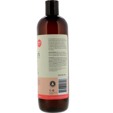 Schampo, Hårvård, Bad: Sukin, Volumising Shampoo, Fine and Limp Hair, 16.9 fl oz (500 ml)