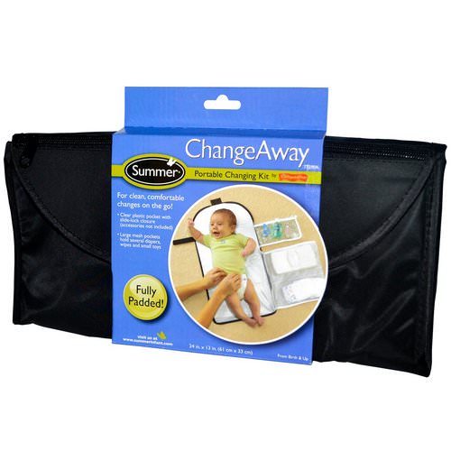 Summer Infant, ChangeAway, Portable Changing Kit, From Birth & Up, 24 in x 13 in (61 cm x 33 cm) Review