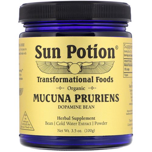 Sun Potion, Organic Mucuna Pruriens Powder, 3.5 oz (100 g) Review