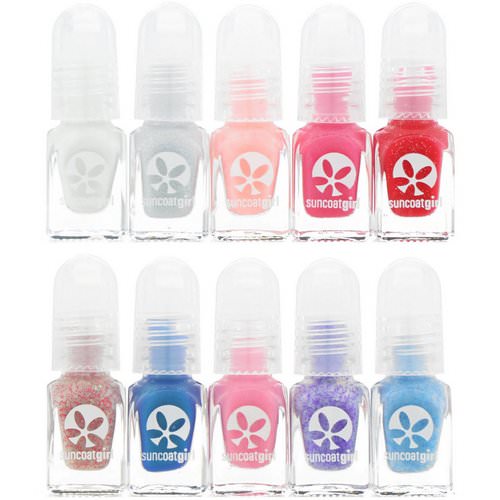 SuncoatGirl, Water-Based Nail Polish Kit, Flare & Fancy, 10 Pieces Review