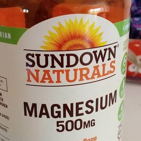 Sundown Naturals Magnesium - Magnesium, Mineraler, Kosttillskott