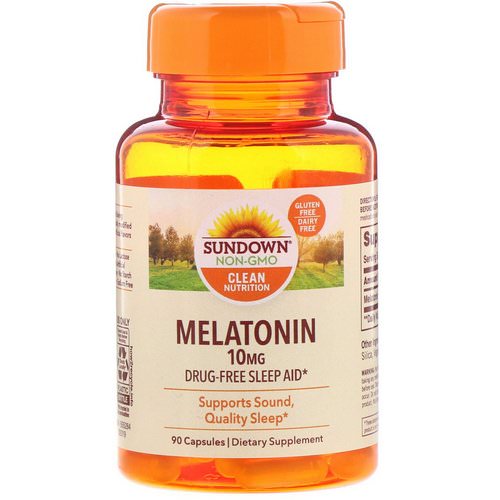 Sundown Naturals, Melatonin, 10 mg, 90 Capsules Review