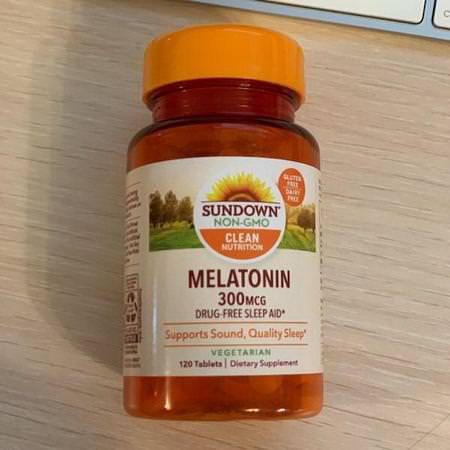 Sundown Naturals Melatonin - Melatonin, Sömn, Kosttillskott