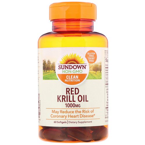 Sundown Naturals, Red Krill Oil, 1000 mg, 60 Softgels Review