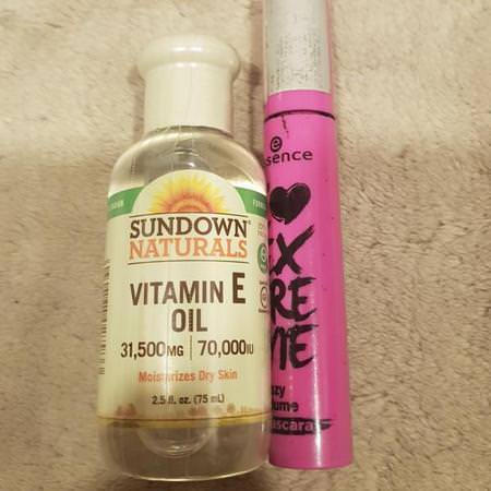 Sundown Naturals Vitamin E-Oljor, Massageoljor, Kropp, Bad