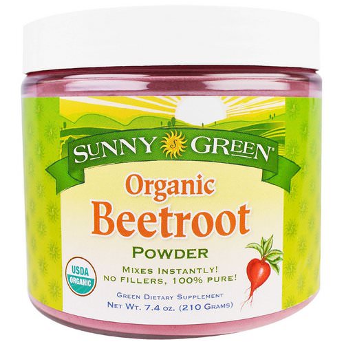Sunny Green, Organic Beetroot Powder, 7.4 oz (210 g) Review