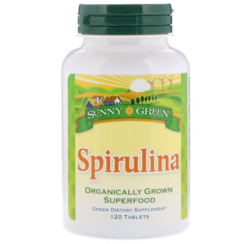 Sunny Green, Spirulina, 120 Tablets Review
