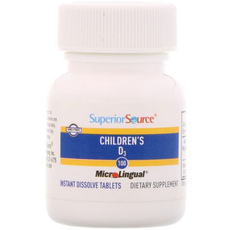 Superior Source Children's Vitamin D - Barns Vitamin D, Barnhälsa, Barn, Baby