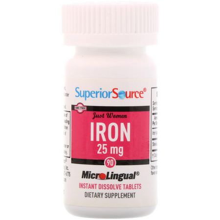 Superior Source Iron - Järn, Mineraler, Kosttillskott