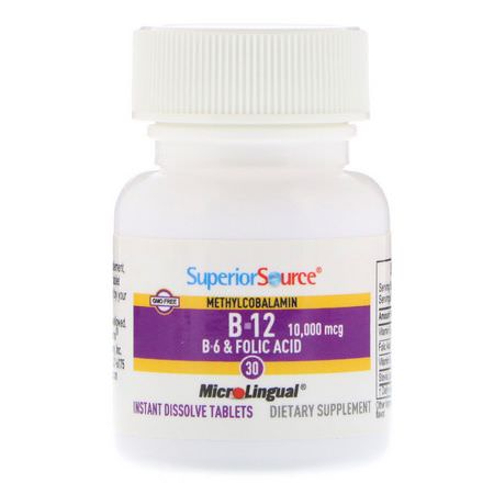 Superior Source Vitamin B Formulas - Vitamin B, Vitaminer, Kosttillskott