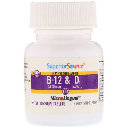 Superior Source B12 Vitamin B Formulas - Vitamin B, B12, Vitaminer, Kosttillskott