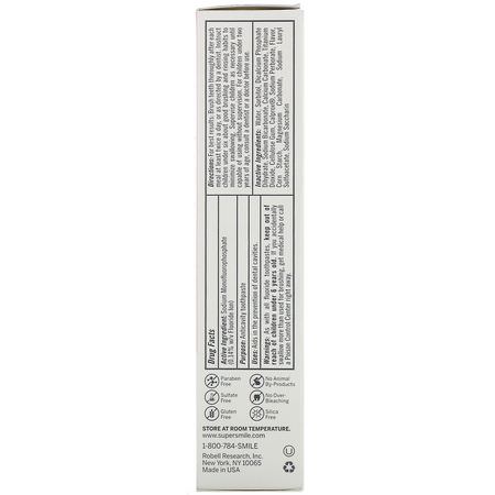 Tandkräm, Munvård, Bad: Supersmile, Professional Whitening Toothpaste, Rosewater Mint, 4.2 oz (119 g)