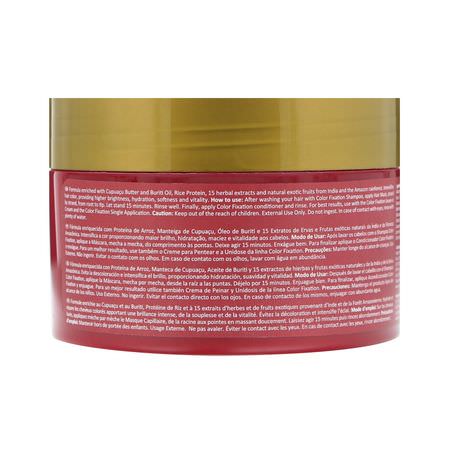 Hårbottenvård, Hår, Balsam, Hårvård: Surya Brasil, Color Fixation - Restorative Hair Mask, 7.6 fl oz (225 g)