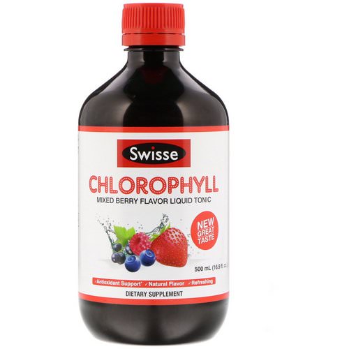 Swisse, Chlorophyll, Mixed Berry Flavor Liquid Tonic, 16.9 fl oz (500 ml) Review