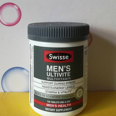 Swisse Mäns Multivitaminer, Mäns Hälsa, Kosttillskott