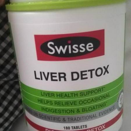 Swisse Liver Formulas Detox Cleanse - Rensa, Detox, Lever, Kosttillskott
