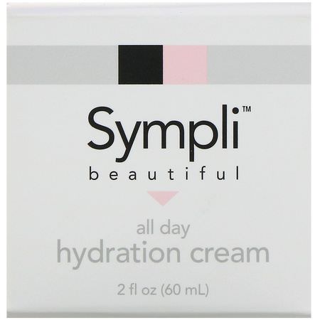 Dagfuktare, Krämer, Ansiktsfuktare, Skönhet: Sympli Beautiful, All Day Hydration Cream, 2 fl oz (60 ml)