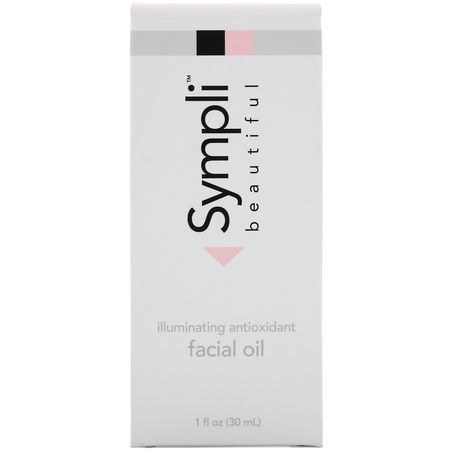 Ansiktsoljor, Krämer, Ansiktsfuktare, Skönhet: Sympli Beautiful, Illuminating Antioxidant Facial Oil, 1 fl oz (30 ml)