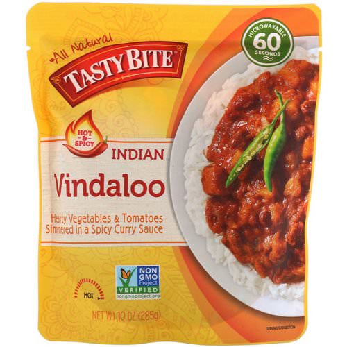 Tasty Bite, Indian, Vindaloo, Hot & Spicy, 10 oz (285 g) Review