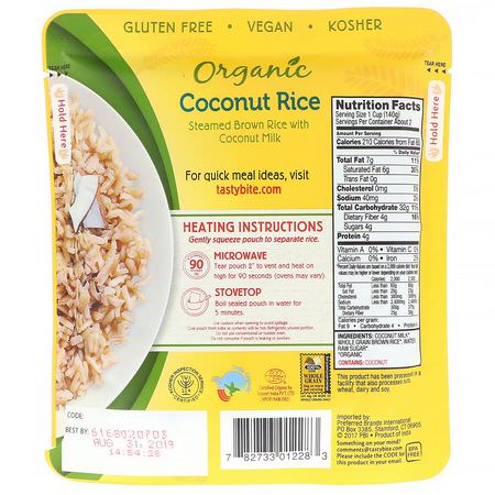 Iherb: Tasty Bite, Organic, Coconut Rice, 8.8 oz (250 g)