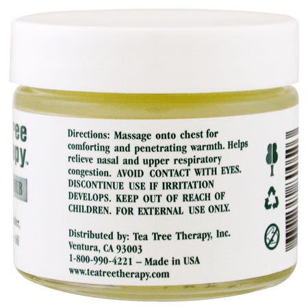Tea Tree Therapy Topicals Ointments Eucalyptus - Eukalyptus, Homeopati, Örter, Salvor