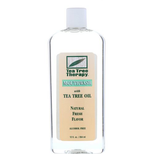 Tea Tree Therapy, Tea Tree Oil Mouthwash, Natural Fresh Flavor, 12 fl oz (354 ml) Review