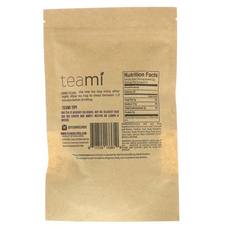 Medicinska Teer: Teami, Colon Cleanse Tea Blend, 15 Tea Bags