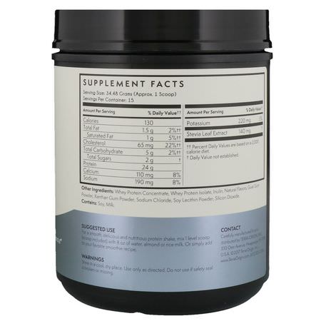 Vassleprotein, Idrottsnäring: Terra Origin, Whey Protein, Vanilla, 1.14 lbs (517.2 g)