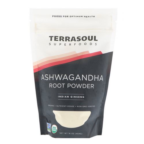 Terrasoul Superfoods, Ashwagandha Root Powder, Indian Ginseng, 16 oz (454 g) Review