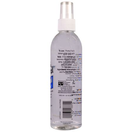 Deodorant, Bath: Thai Deodorant Stone, Pure & Natural, Crystal Deodorant Mist, Unscented, 8 oz (240 ml)