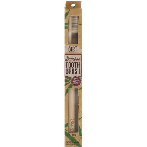 The Dirt, Bamboo Toothbrush with Charcoal Bristles, 1 Adult Toothbrush Review