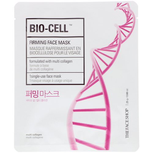 The Face Shop, Bio-Cell, Firming Face Mask, 1 Single-Use Face Mask Review
