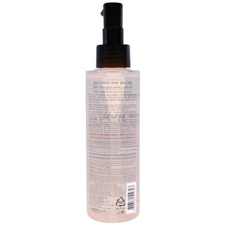 Makeupborttagare, Makeup, K-Beauty Cleanse, Scrub: The Face Shop, Rice Water Bright, Light Cleansing Oil, 5.0 fl oz (150 ml)