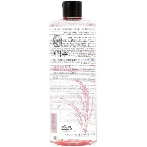 The Face Shop, Rice Water Bright, Mild Cleansing Water, 16.9 fl oz (500 ml) Review