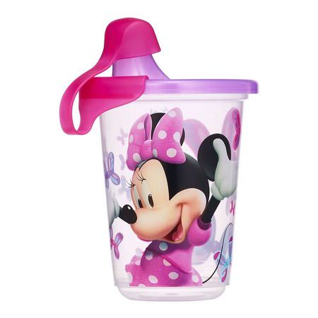 Koppar, Utfodring Av Barn, Barn, Baby: The First Years, Disney Minnie Mouse, Sippy Cups, 9+ Months, 3 Pack - 10 oz (296 ml)