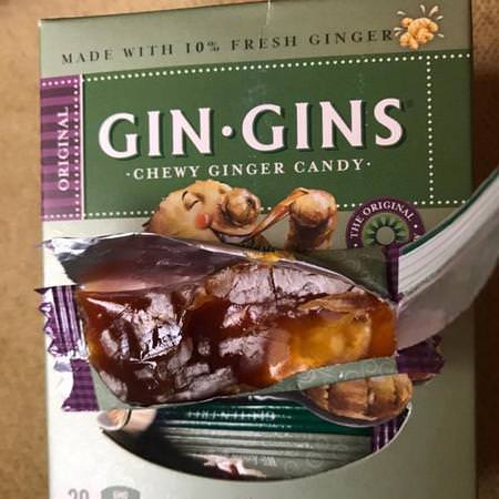 The Ginger People, Gin·Gins, Chewy Ginger Candy, Original, 3 oz (84 g)