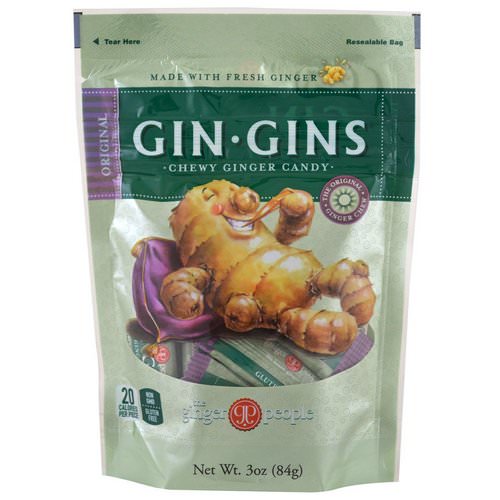 The Ginger People, Gin·Gins, Chewy Ginger Candy, Original, 3 oz (84 g) Review