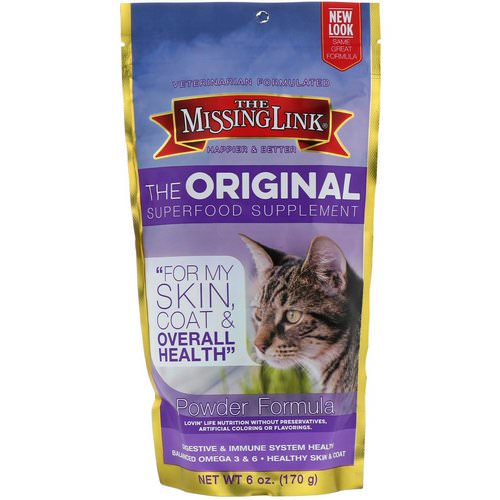 The Missing Link, The Original Superfood Supplement, Powder Formula, For Cats, 6 oz (170 g) Review