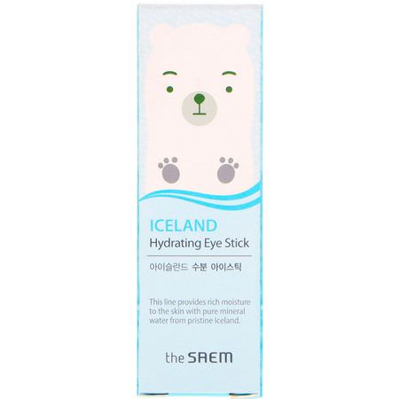 K-Beauty: The Saem, Iceland, Hydrating Eye Stick, 0.24 oz (7 g)