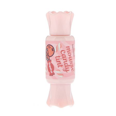 K-Beauty Lip Care, K-Beauty, Lip Gloss, Lips: The Saem, Mousse Candy Tint, 04 Grapefruit Mousse, .08 g
