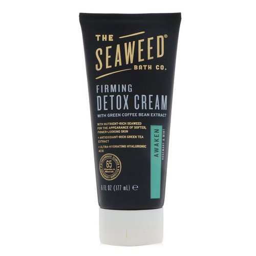 The Seaweed Bath Co, Awaken Firming Detox Cream, Rosemary & Mint, 6 fl oz (177 ml) Review