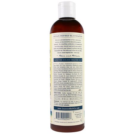 Balsam, Hårvård, Bad: The Seaweed Bath Co, Natural Smoothing Argan Conditioner, Citrus Vanilla, 12 fl oz (360 ml)